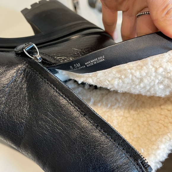 Rebecca Minkoff Milano Shearling booties | Sz 8.5 - Picture 4 of 8